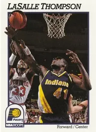 1991-92 Hoops #89 - LaSalle Thompson - Indiana Pacers