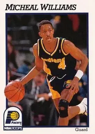 1991-92 Hoops #90 - Micheal Williams - Indiana Pacers