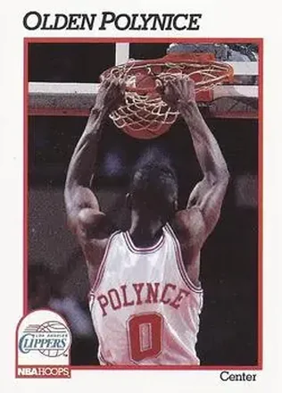 1991-92 Hoops #97 - Olden Polynice - Los Angeles Clippers