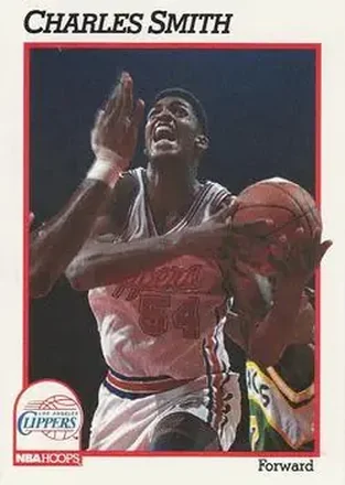 1991-92 Hoops #98 - Charles Smith - Los Angeles Clippers