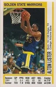 1991-92 Panini Stickers #5 Alton Lister