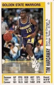 1991-92 Panini Stickers #6 Tim Hardaway