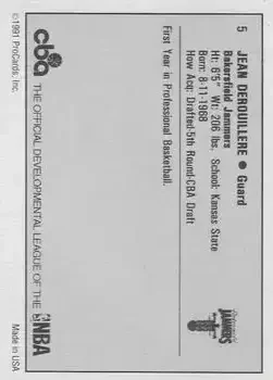 Back of Jean Derouillere