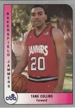 1991-92 ProCards CBA #7 Tank Collins
