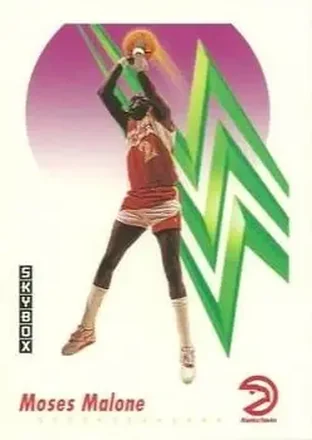 1991-92 SkyBox #4 Moses Malone
