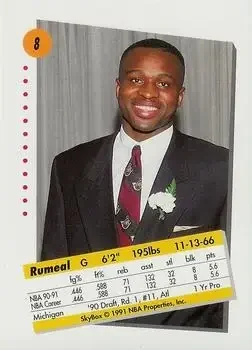 Back of Rumeal Robinson