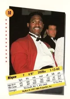 Back of Dominique Wilkins