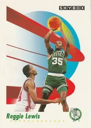 1991-92 SkyBox #16 - Reggie Lewis - Boston Celtics
