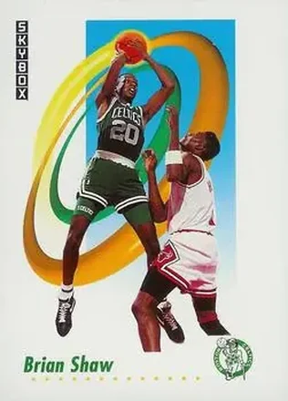 1991-92 SkyBox #20 - Brian Shaw - Boston Celtics