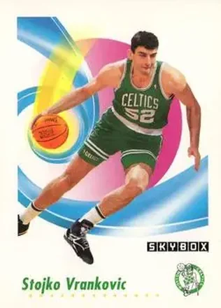 1991-92 SkyBox #22 - Stojko Vranković - Boston Celtics