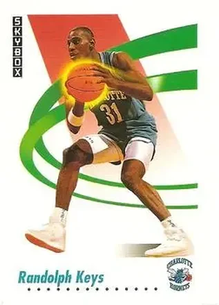 1991-92 SkyBox #29 - Randolph Keys - Charlotte Hornets