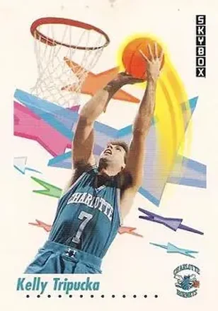 1991-92 SkyBox #33 - Kelly Tripucka - Charlotte Hornets
