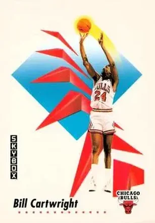 1991-92 SkyBox #35 - Bill Cartwright - Chicago Bulls