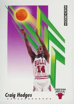1991-92 SkyBox #37 - Craig Hodges - Chicago Bulls 1991-92 SkyBox #37 - Craig Hodges - Chicago Bulls
