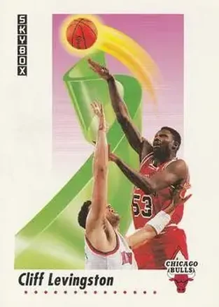 1991-92 SkyBox #41 - Cliff Levingston - Chicago Bulls