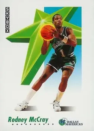 1991-92 SkyBox #62 - Rodney McCray - Dallas Mavericks