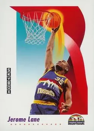 1991-92 SkyBox #71 - Jerome Lane - Denver Nuggets