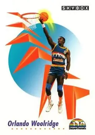 1991-92 SkyBox #77 - Orlando Woolridge - Denver Nuggets