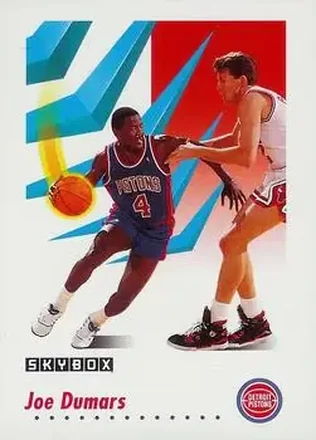 1991-92 SkyBox #81 - Joe Dumars - Detroit Pistons