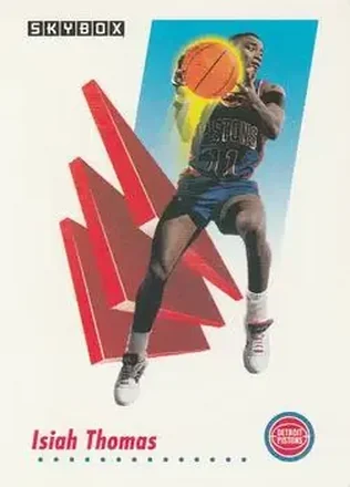 1991-92 SkyBox #88 - Isiah Thomas - Detroit Pistons