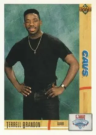 1991-92 Upper Deck #6 - Terrell Brandon - Cleveland Cavaliers 1991-92 Upper Deck #6 - Terrell Brandon - Cleveland Cavaliers