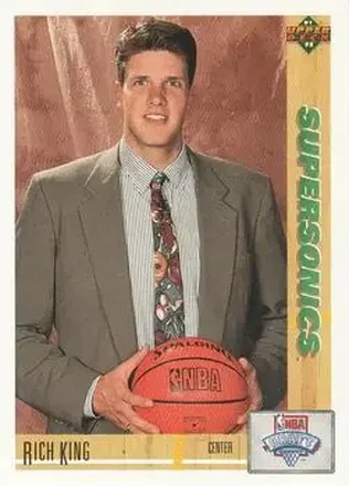 1991-92 Upper Deck #8 - Rich King - Seattle SuperSonics 1991-92 Upper Deck #8 - Rich King - Seattle SuperSonics