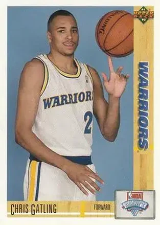 1991-92 Upper Deck #9 - Chris Gatling - Golden State Warriors 1991-92 Upper Deck #9 - Chris Gatling - Golden State Warriors
