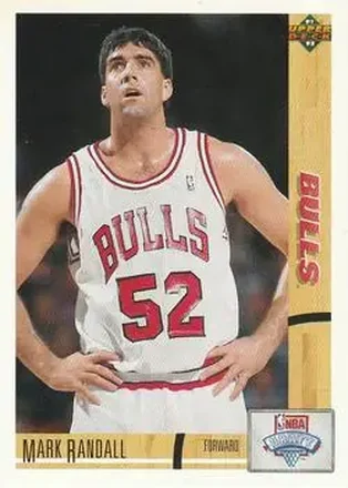 1991-92 Upper Deck #13 - Mark Randall - Chicago Bulls 1991-92 Upper Deck #13 - Mark Randall - Chicago Bulls