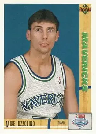 1991-92 Upper Deck #16 - Mike Iuzzolino - Dallas Mavericks 1991-92 Upper Deck #16 - Mike Iuzzolino - Dallas Mavericks