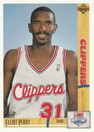 1991-92 Upper Deck #18 - Elliot Perry - Los Angeles Clippers