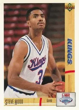 1991-92 Upper Deck #21 - Steve Hood - Sacramento Kings