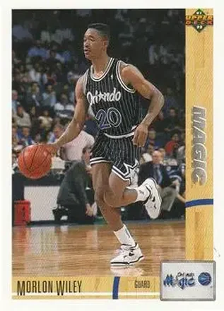 1991-92 Upper Deck #26 - Morlon Wiley - Orlando Magic