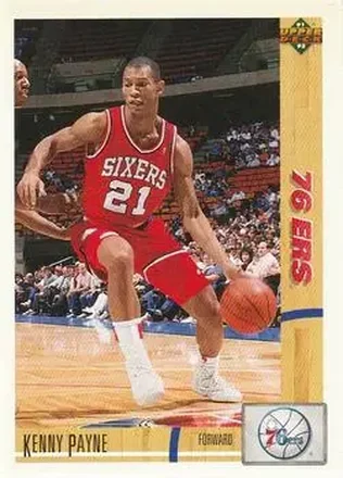 1991-92 Upper Deck #28 - Kenny Payne - Philadelphia 76ers