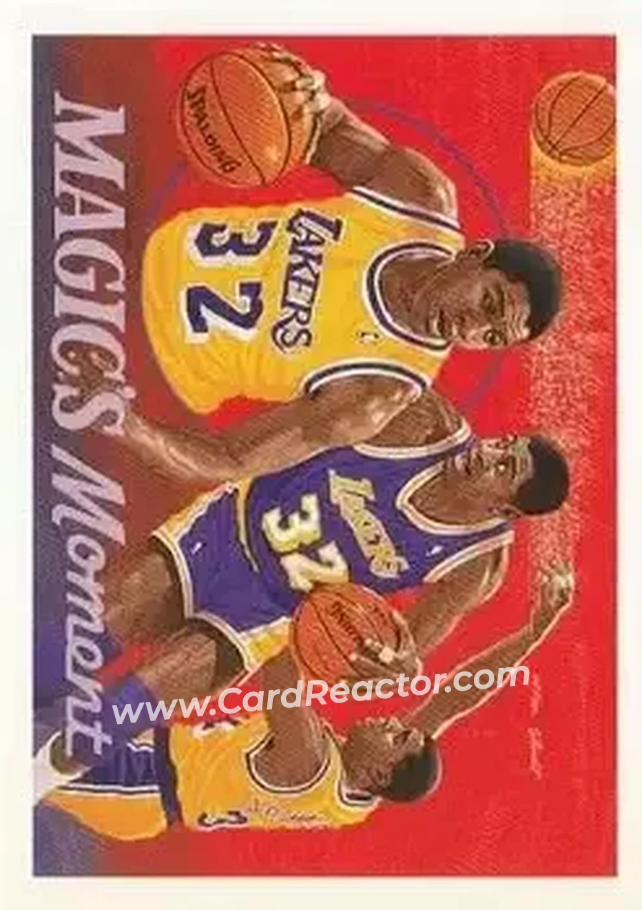 1991-92 Upper Deck #29 - Magic's Moment SPCL - Los Angeles Lakers - Los Angeles Lakers - Front