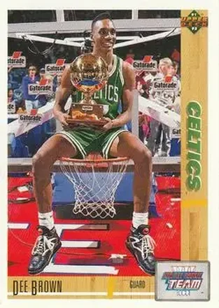 1991-92 Upper Deck #37 - Dee Brown - Boston Celtics