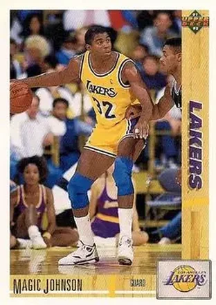 1991-92 Upper Deck #45 - Magic Johnson - Los Angeles Lakers