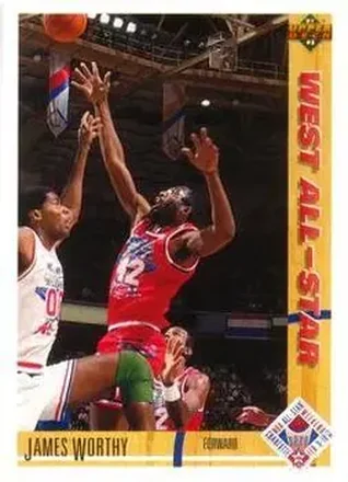 1991-92 Upper Deck #49 - James Worthy - Los Angeles Lakers 1991-92 Upper Deck #49 - James Worthy - Los Angeles Lakers