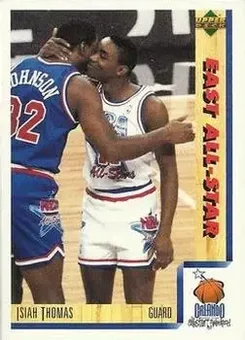 1991-92 Upper Deck Italian #3 - Isiah Thomas - Detroit Pistons