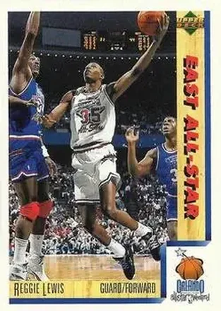 1991-92 Upper Deck Italian #10 - Reggie Lewis - Boston Celtics