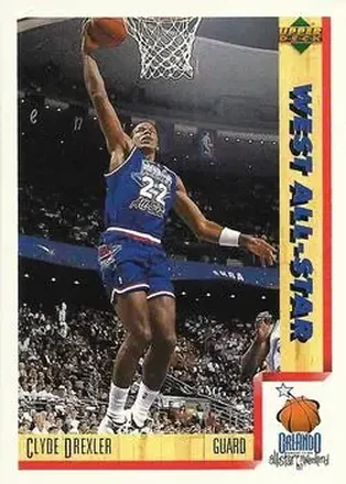 1991-92 Upper Deck Italian #15 - Clyde Drexler - Portland Trail Blazers