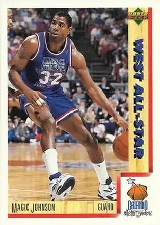 1991-92 Upper Deck Italian #16 - Magic Johnson - Los Angeles Lakers
