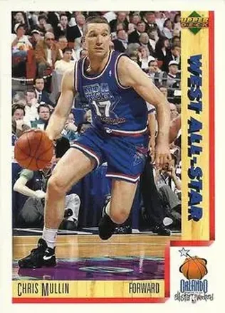 1991-92 Upper Deck Italian #17 - Chris Mullin - Golden State Warriors 1991-92 Upper Deck Italian #17 - Chris Mullin - Golden State Warriors