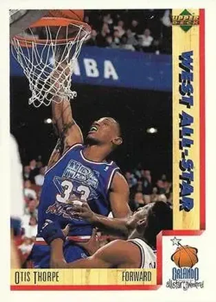 1991-92 Upper Deck Italian #26 - Otis Thorpe - Houston Rockets 1991-92 Upper Deck Italian #26 - Otis Thorpe - Houston Rockets