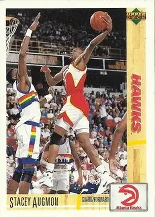 1991-92 Upper Deck Italian #28 - Stacey Augmon - Atlanta Hawks