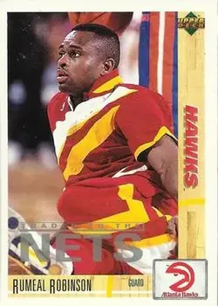 1991-92 Upper Deck Italian #30 - Rumeal Robinson - Atlanta Hawks