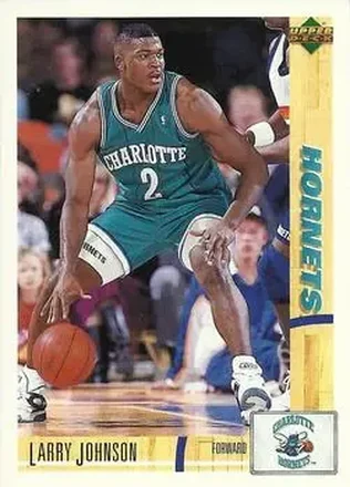 1991-92 Upper Deck Italian #36 - Larry Johnson - Charlotte Hornets