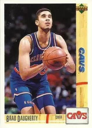 1991-92 Upper Deck Italian #42 - Brad Daugherty - Cleveland Cavaliers