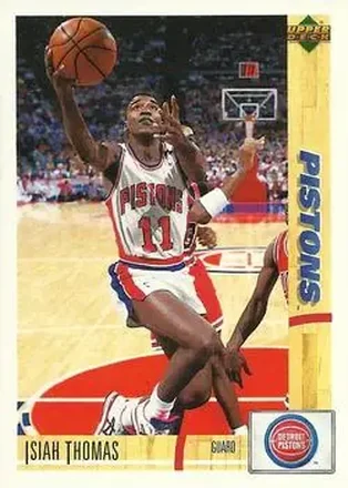 1991-92 Upper Deck Italian #47 - Isiah Thomas - Detroit Pistons 1991-92 Upper Deck Italian #47 - Isiah Thomas - Detroit Pistons