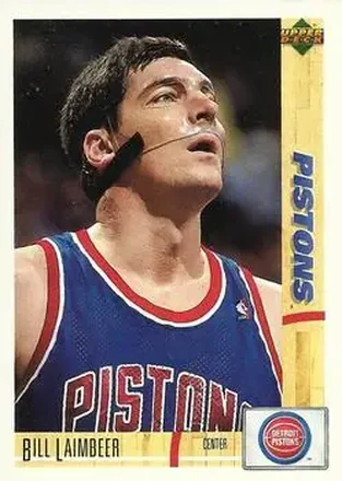 1991-92 Upper Deck Italian #49 - Bill Laimbeer - Detroit Pistons 1991-92 Upper Deck Italian #49 - Bill Laimbeer - Detroit Pistons