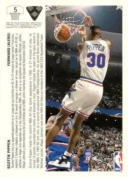 Back of Scottie Pippen